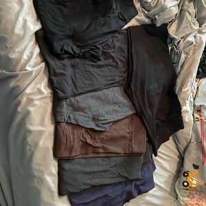 Women’s full length cotton leggings lot. XL